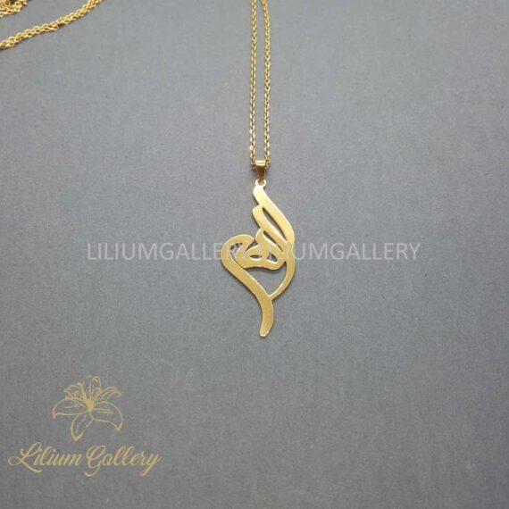 پلاک طلا به اسم الهه