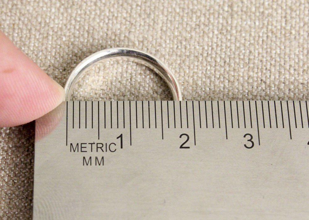 تعیین قطر حلقه به کمک خط کش