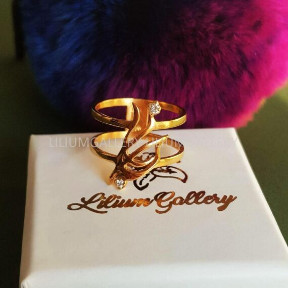 پلاک طلا به اسم جانا