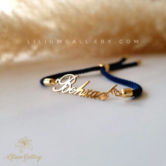 پلاک طلا به اسم بهزاد