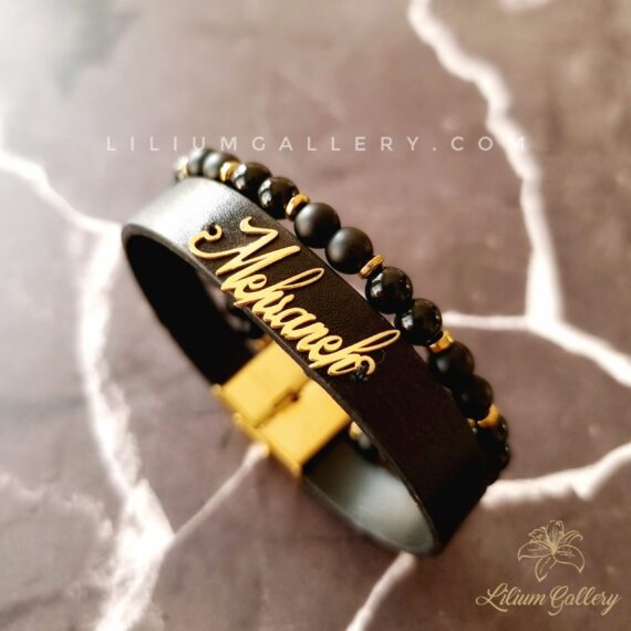 پلاک طلا به اسم مهرانه