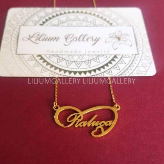 پلاک طلا به اسم رالوکا