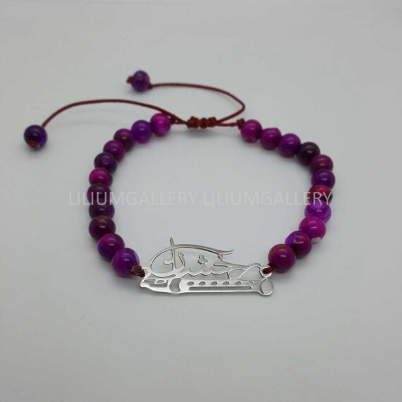 پلاک طلا به اسم رخشان