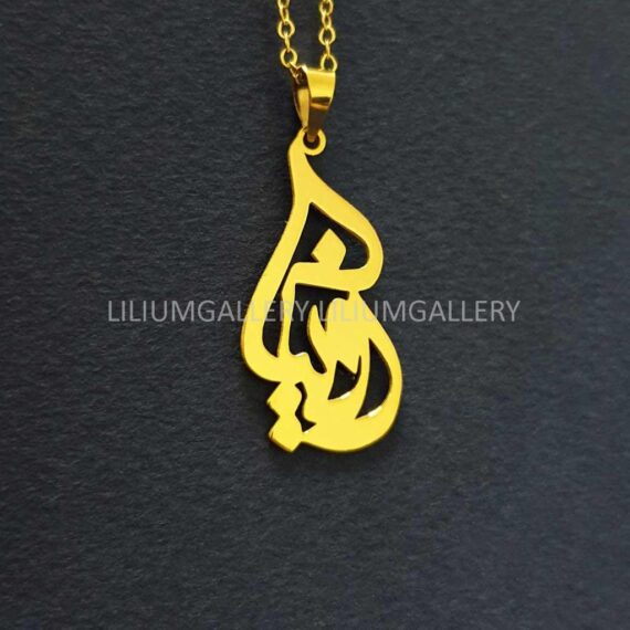 پلاک طلا به اسم رونیکا