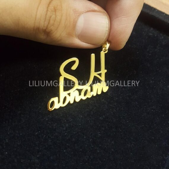 پلاک طلا به اسم شبنم