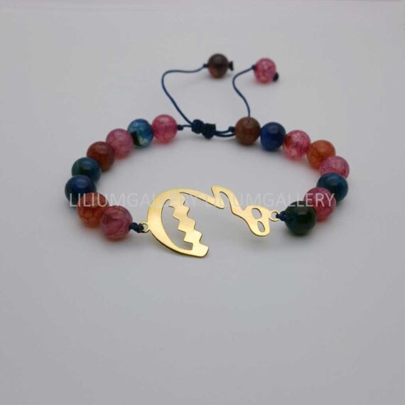 پلاک طلا به اسم هیچ