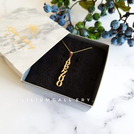 پلاک اسم طلا آرزو