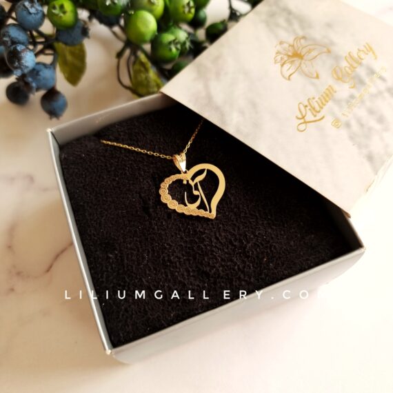 پلاک طلا اسم آنی