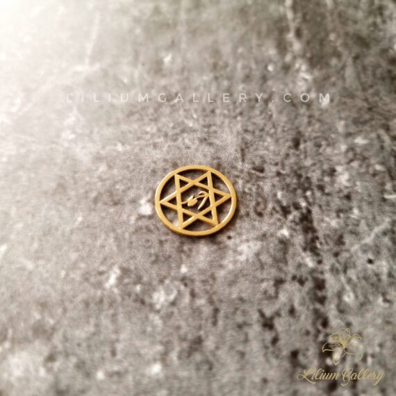 پلاک طلا به اسم احمد