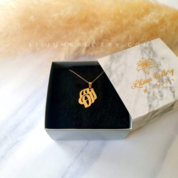 گردنبند طلا به اسم الهام