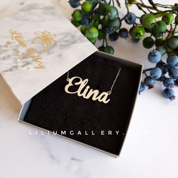 پلاک اسم طلا الینا