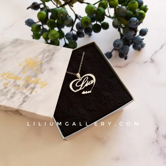 پلاک اسم طلا لیا