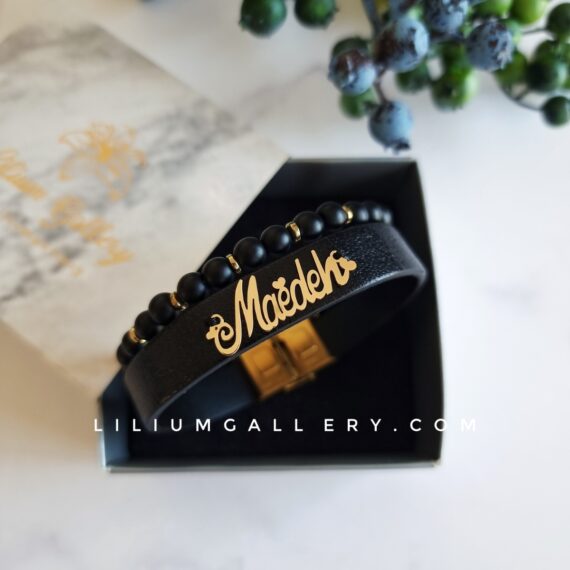 پلاک اسم طلا مائده