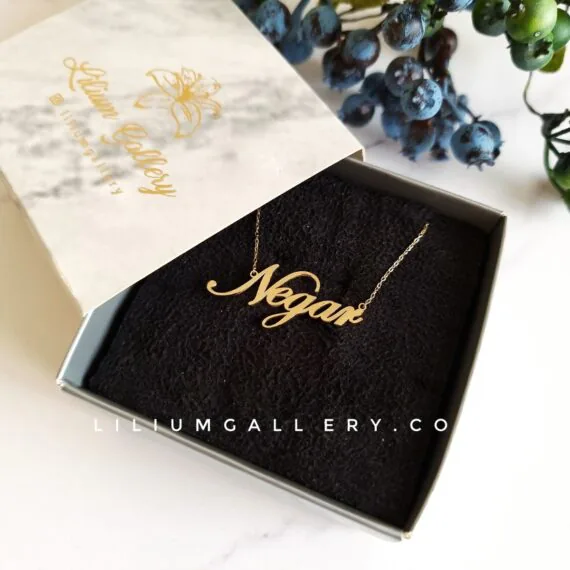 پلاک اسم طلا نگار