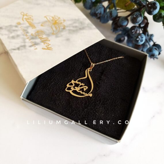 پلاک دو اسم طلا پرسا و مسعود