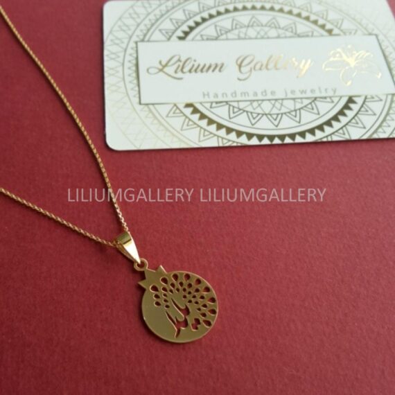 پلاک طلا به اسم یلدا