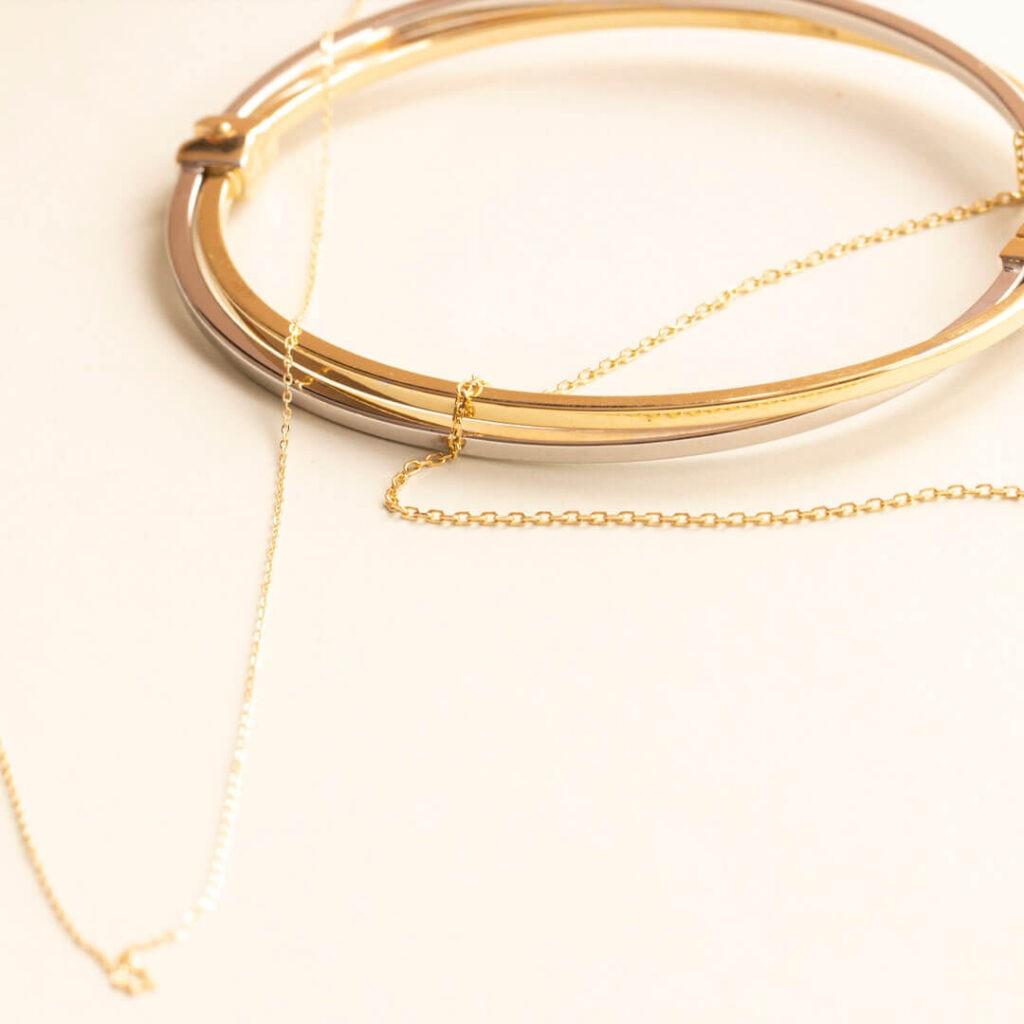 ساخت گردنبند طلا با زنجیر ساده