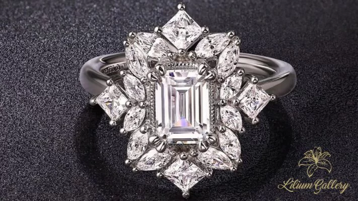 حلقه نامزدی با الماس