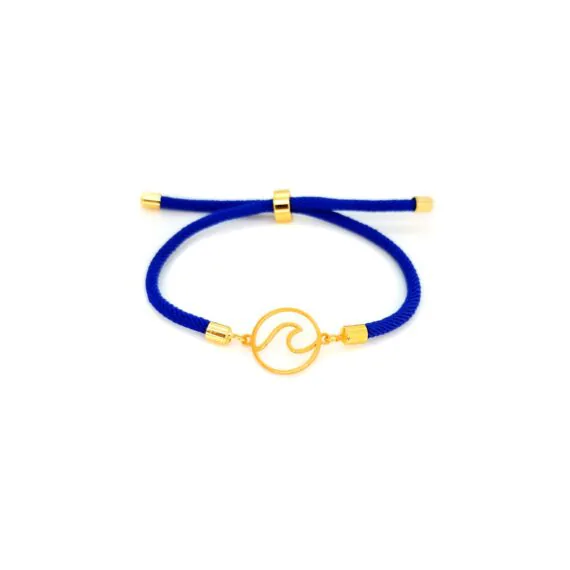دستبند طلا زنانه موج
