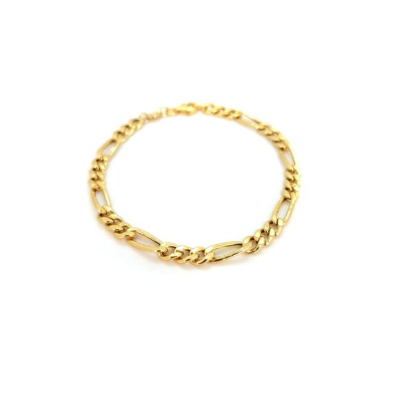 دستبند طلا زنانه زنجیر فیگارو