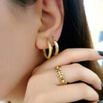 گوشواره طلا زنانه حلقه ای