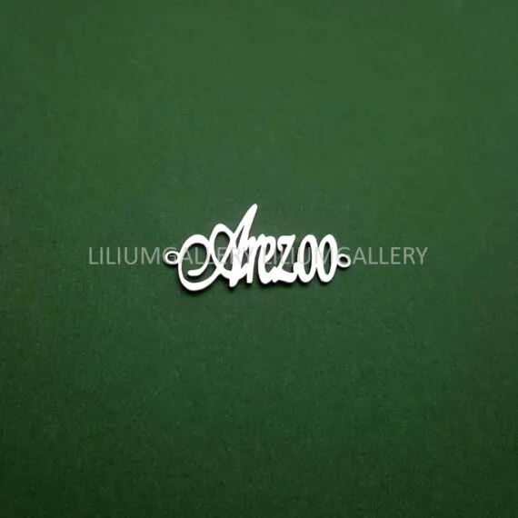 پلاک طلا به اسم آرزو