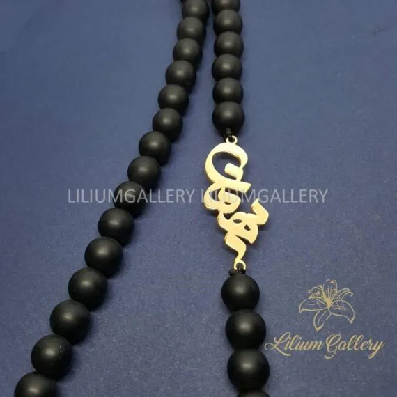 پلاک طلا به اسم بهمن