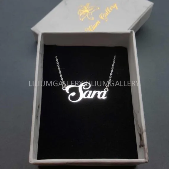 پلاک طلا به اسم سارا