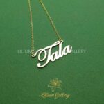 پلاک طلا به اسم طلا