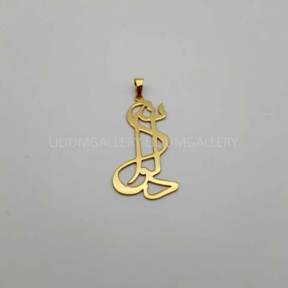 پلاک طلا به اسم لادن