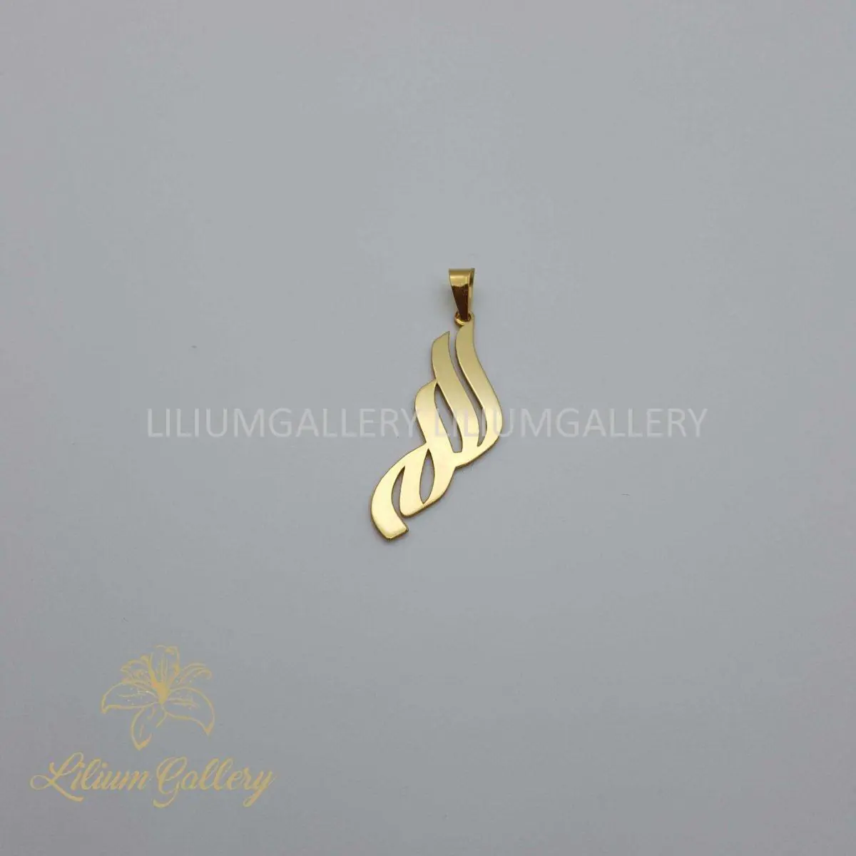 گردنبند پلاک طلا به اسم لاله