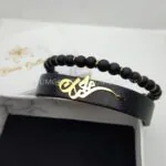 دستبند پلاک طلا به اسم محسن