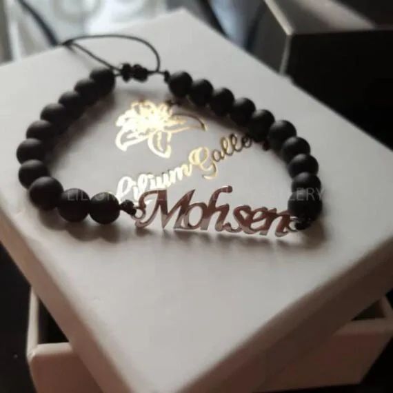 پلاک طلا به اسم محسن