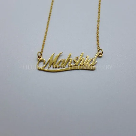 پلاک طلا به اسم مهشید