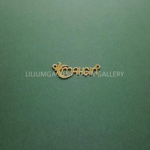 پلاک طلا به اسم مهگین