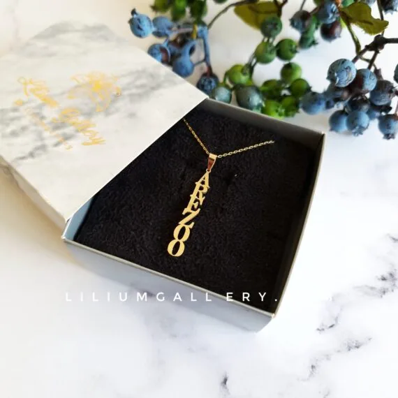 پلاک اسم طلا آرزو