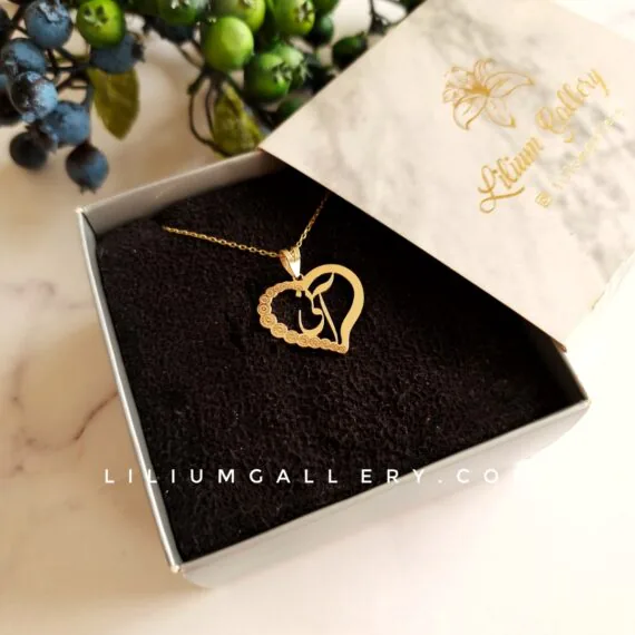 پلاک طلا اسم آنی